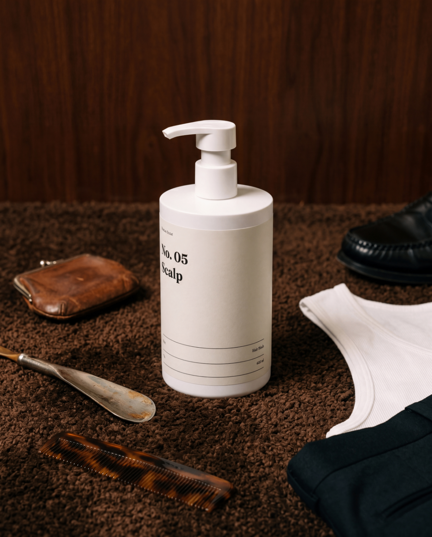 BHLML No. 05 Scalp wash on a textured surface